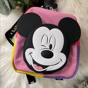 Kids Mickey Mouse Mini Rubberized Backpack